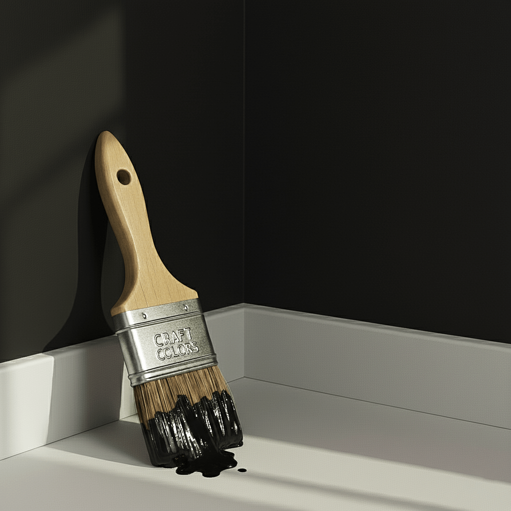 Wandfarbe edelmatt schwarz No. 995 Design Collection 5L - Craft Colors