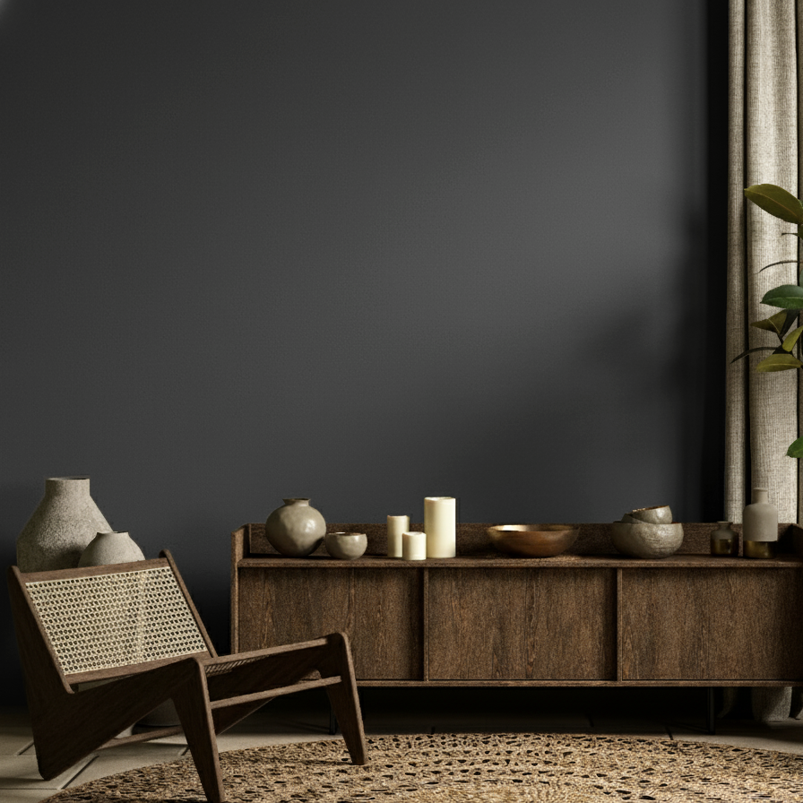 Peinture murale gris foncé n° 787 Collection Design (5 L) élégant mat