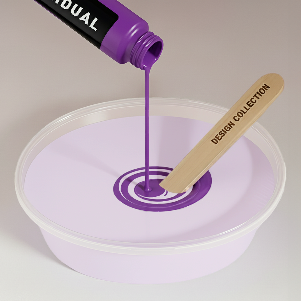 Peinture murale lilas clair n° 305.mix DC Individual