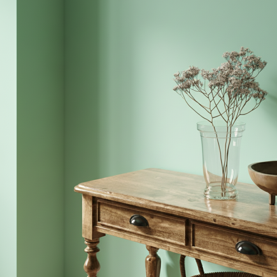 Peinture murale Vert menthe clair n° VP901-808 Collection Design