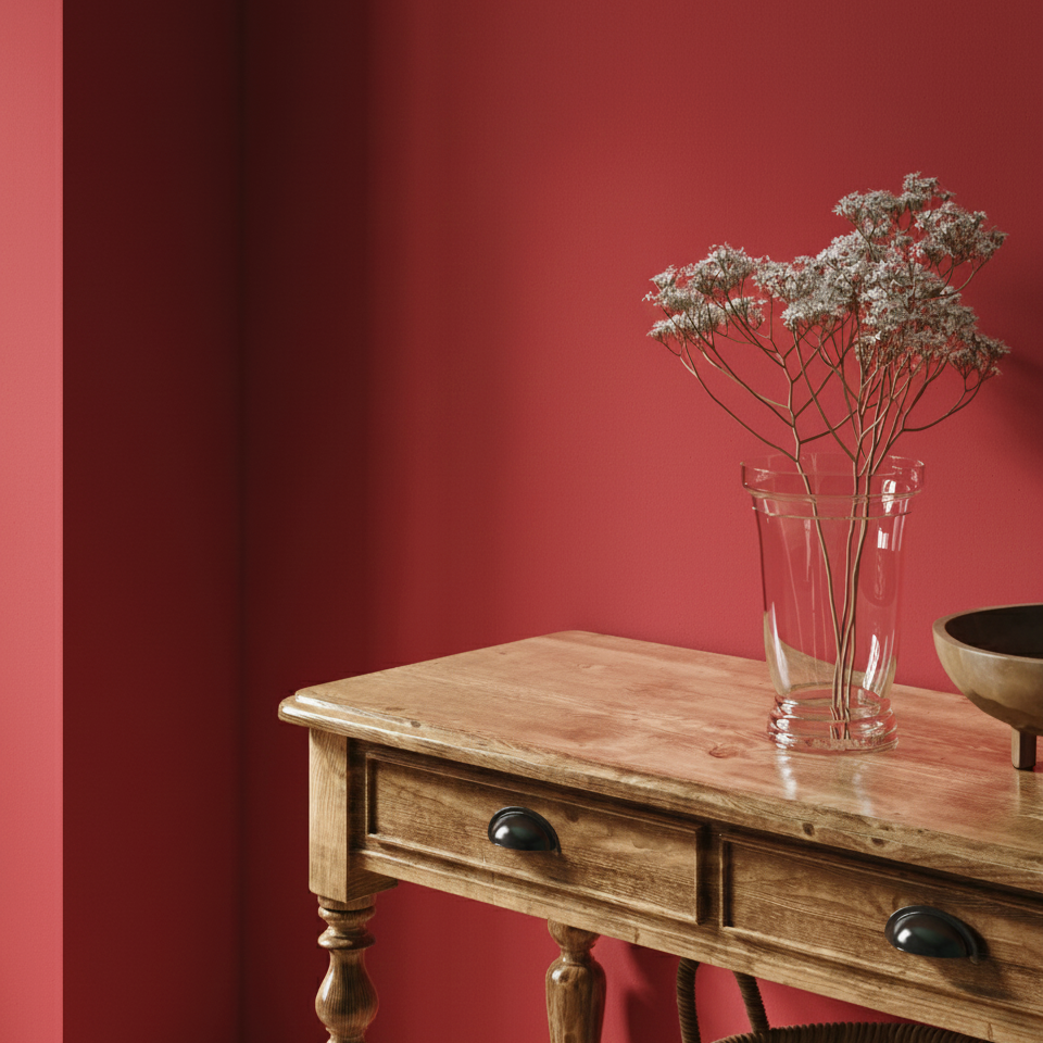 Peinture murale Rouge Feuille n° 451 Collection Design (5 L) élégant mat