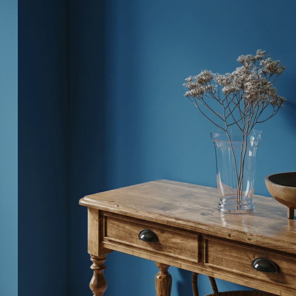 Peinture murale Bleu Saphir n° 353 Collection Design