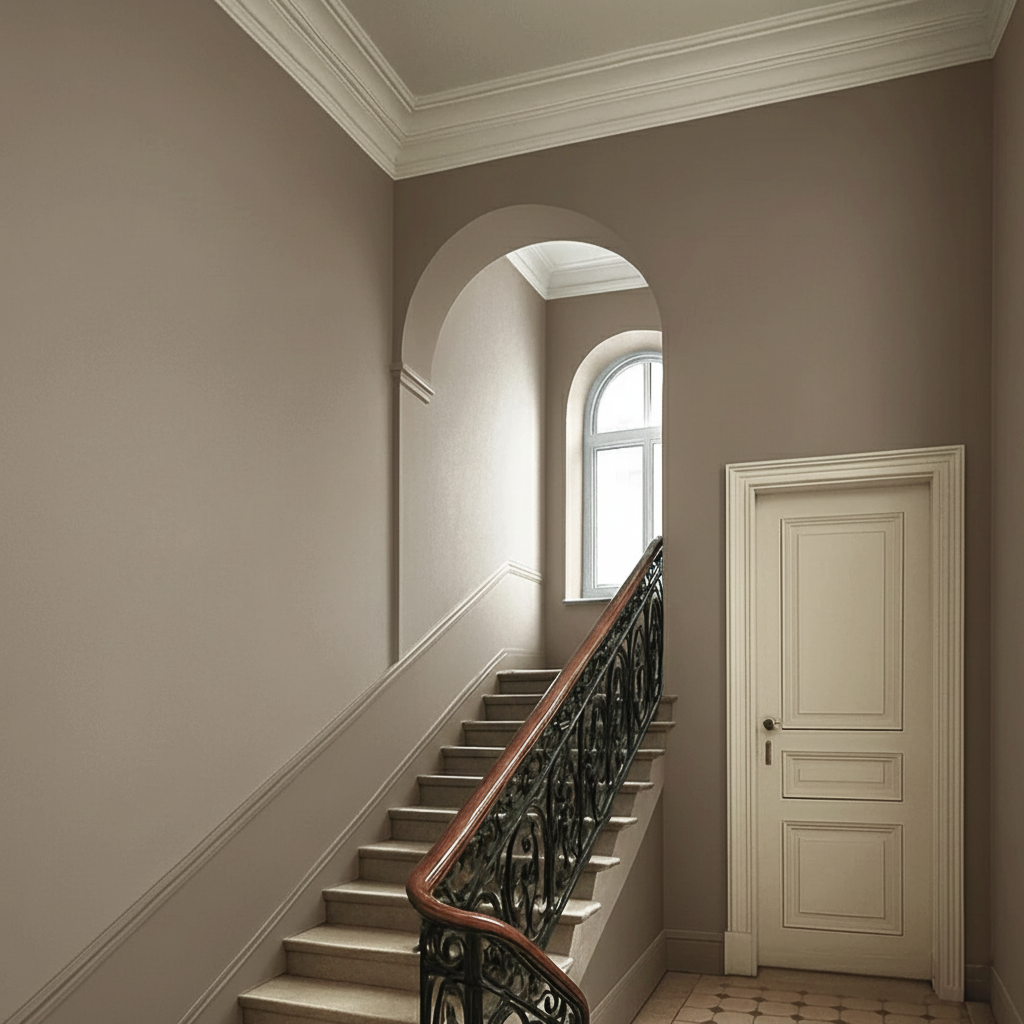 Peinture murale Taupe Gris Béton n° 962 Strong+ (5 L) Classe d'abrasion humide 1